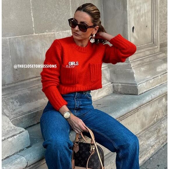 ZARA Wool-Blend Knit Sweater NWT - Picture 4 of 16